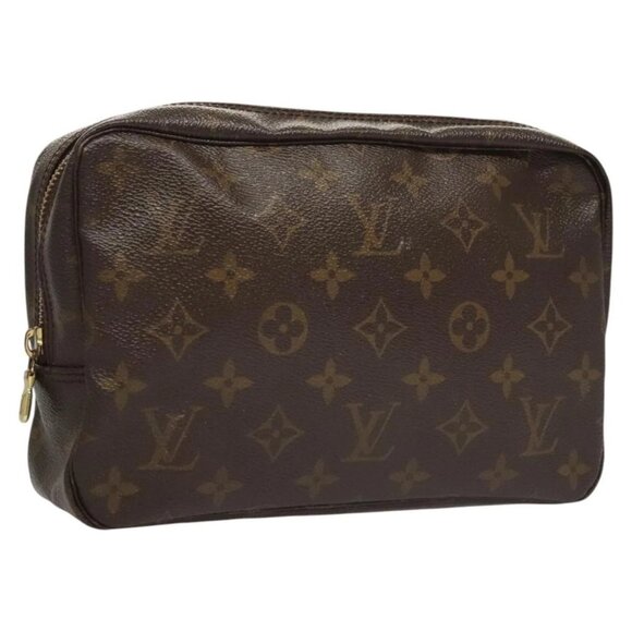 LOUIS VUITTON Monogram Trousse Toilette 23 Clutch Bag M47524 LV Auth 120282 - Picture 1 of 16